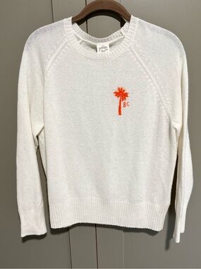 Golden Sun hand stitched embroidered cashmere sweater